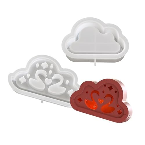 1 Set Wolken-Silikonform, kreative Form für Bastelarbeiten und romantische Wohndekorationsprojekte von BLNGET