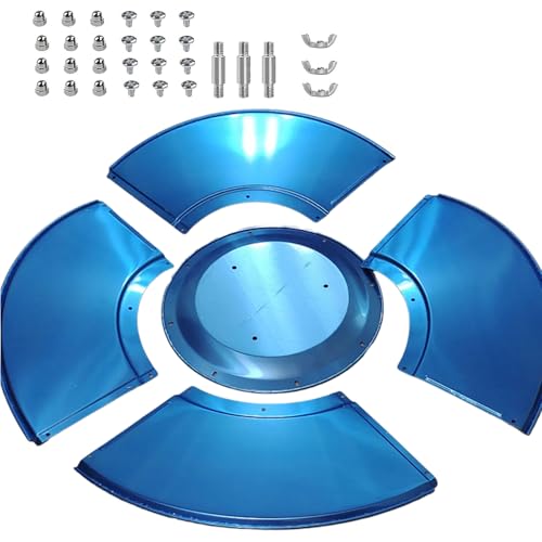 Aluminium-Heizungsreflektorabdeckung, 5 Paneele, Wärmekonzentration, Terrassen-Reflektor-Schild, Propan, Outdoor-Regenschirm, Aluminiumabdeckung von BLNGET