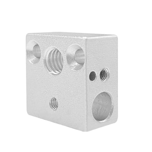 Aluminium Hotend Heizblock Drucker Hohe Temperaturen Heizblock Ersatz für MK8 Extruder Zubehör Einfache Installation Hotend von BLNGET