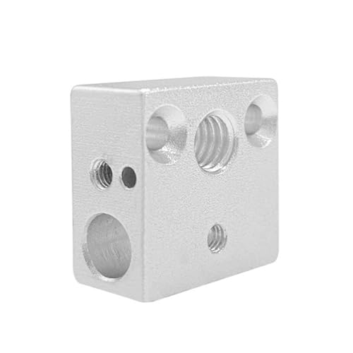 Aluminium Hotend Heizblock Drucker Hohe Temperaturen Heizblock Ersatz für MK8 Extruder Zubehör Einfache Installation Hotend von BLNGET