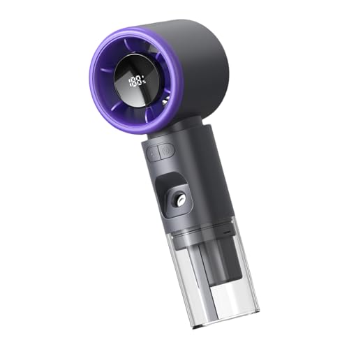BLNGET Leichter Handventilator, tragbar, einstellbare Geschwindigkeiten, 2500 mAh, Batterie, Nebel-Schreibtischventilator für Pendler, Wasserbefeuchter, stufenlose Ausrüstung BLNGET Leichter Handventilator, tragbar, einstellbare Geschwindigkeiten, 2500 mAh, Batterie, Nebel-Schreibtischventilator für Pendler, Wasserbefeuchter, stufenlose Ausrüstung von BLNGET