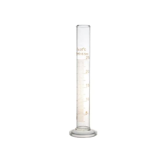 Dicker Messzylinder aus Glas mit glattem Auslauf für Chemielabor von BLNGET