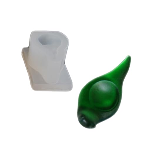 Elegante Silikonform mit Schneckenkugel-Basis, große und kleine Silikonform mit detaillierten Schneckenkugel-Designs, Dekoration von BLNGET