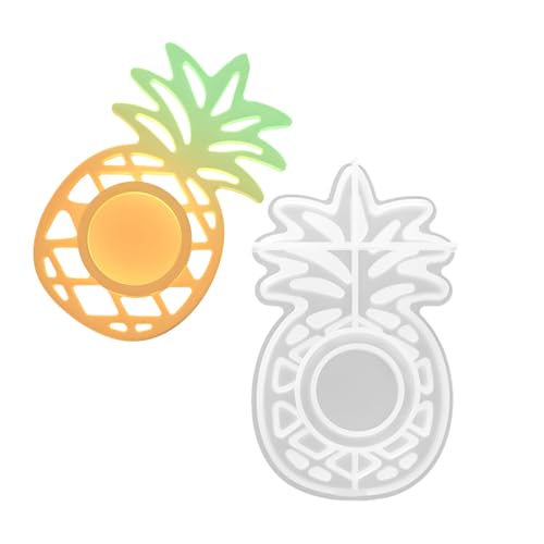 Flexible Silikon-Kerzenständer-Form für Heimdekoration und Obstförmiger Teelichthalter, Schreibtisch-Ornament-Form von BLNGET