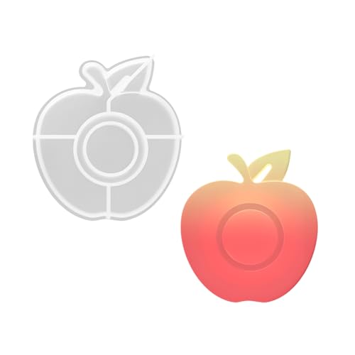 Flexible Silikon-Kerzenständer-Form für Heimdekoration und Obstförmiger Teelichthalter, Schreibtisch-Ornament-Form von BLNGET