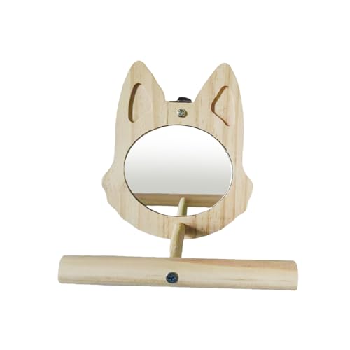 Käfigzubehör Hängender Vogel verspiegelt mit Sitzstange, Spielspielzeug für Sittiche, Nymphensittiche und andere kleine Vögel, Vogelständer Käfigzubehör Hängender Vogel verspiegelt mit Sitzstange, Spielspielzeug für Sittiche, Nymphensittiche und andere kleine Vögel, Vogelständer von BLNGET
