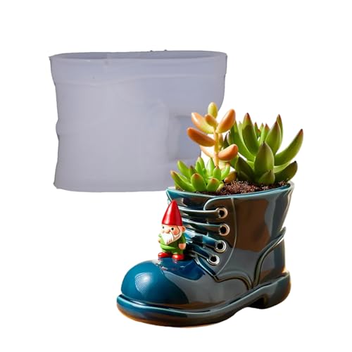 Kreative Silikonform für die Herstellung von Schmuckbehältern aus Kunstharz, für Blumentopf, Kerzenhalter von BLNGET