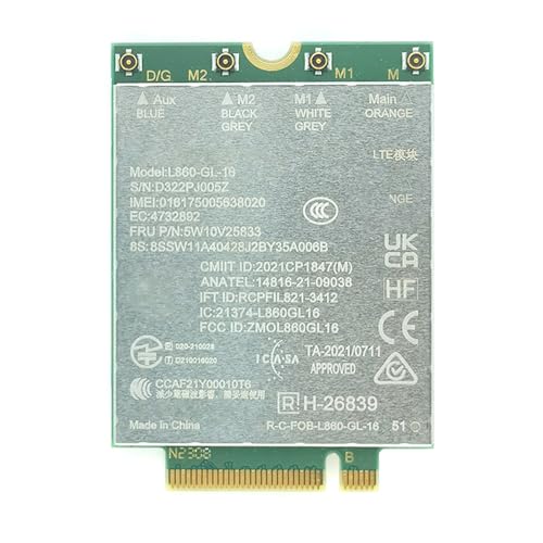 L860-GL-16 4G LTE und WCDMA-Modul liefert bis zu 1 Gbit/s Download-Geschwindigkeit für L13 P14S P16 verbessert die Verbindung von Laptop, Desktop-Tablets von BLNGET