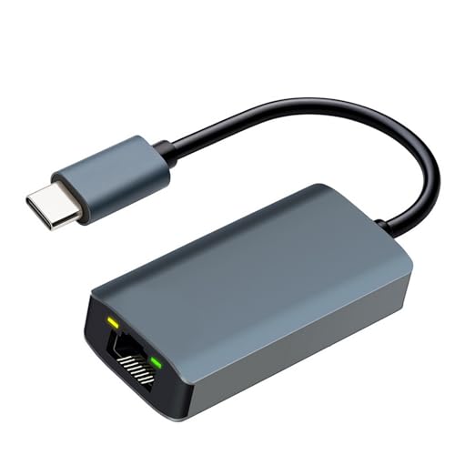 Professioneller Ethernet-Adapter Typ C auf RJ45, 5 Gbit/s, mit Wärmeableitung für stabile lange Nutzung, Aluminiumlegierung, USB-C-Netzwerkadapter von BLNGET
