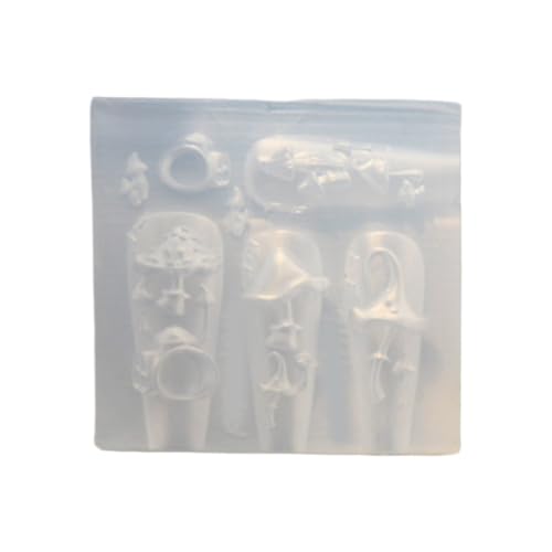 Realistisches Design aus Silikon für Nägel, Kunstzubehör, Form für Bastelarbeiten, Schmuckherstellung, sichere und einfache Handhabung, Nagel-Charm-Form Realistisches Design aus Silikon für Nägel, Kunstzubehör, Form für Bastelarbeiten, Schmuckherstellung, sichere und einfache Handhabung, Nagel-Charm-Form von BLNGET