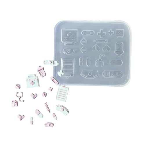 Robuste Mehrzweck-Silikonform zum Basteln, einzigartige Pixel, wasserdicht und tragbar, Heimdekoration, leicht zu entnehmen von BLNGET