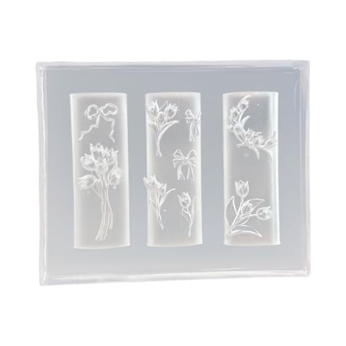 Silikon-Formen für Nägel, Kunst-Zubehör, Blumen-Thema, dekorative Form, Silikon-Textur für verschiedene Nageltypen von BLNGET