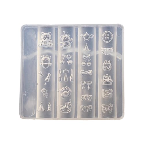 Silikonform für Nägel, Kunst, Zubehör, Schleife, Thema, Nägel, dekorative Form, Silikon-Textur für verschiedene Nageltypen Silikonform für Nägel, Kunst, Zubehör, Schleife, Thema, Nägel, dekorative Form, Silikon-Textur für verschiedene Nageltypen von BLNGET
