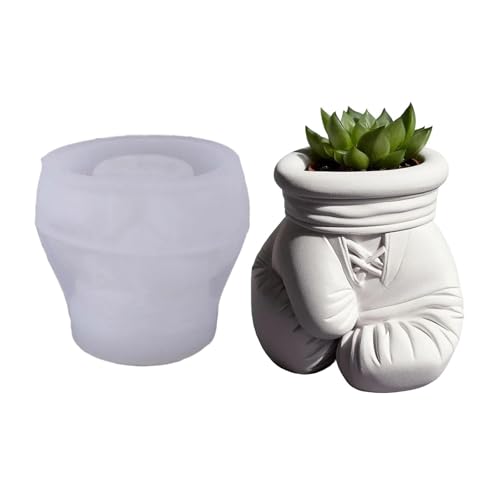 Silikonform in Boxhandschuhform für Kunstharz, Pflanzgefäß, Zement, flexibel, wiederverwendbar, Kunstschmuck-Tablett, Werkzeug zur Herstellung von Schmuck Silikonform in Boxhandschuhform für Kunstharz, Pflanzgefäß, Zement, flexibel, wiederverwendbar, Kunstschmuck-Tablett, Werkzeug zur Herstellung von Schmuck von BLNGET