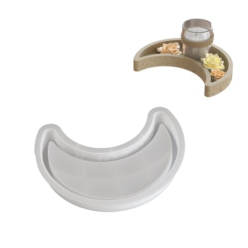 Stabile Stern- und Mond-Silikonform, rundes Tablett, Heimzubehör für Bastelbedarf und kreative Aufbewahrung Stabile Stern- und Mond-Silikonform, rundes Tablett, Heimzubehör für Bastelbedarf und kreative Aufbewahrung von BLNGET