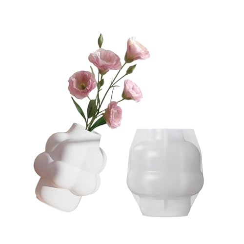 Wolkenförmige Blumenvasen-Form, flexible Silikonform für handgefertigte Heim-Desktop-Dekoration, wiederverwendbares Schmuckformwerkzeug von BLNGET