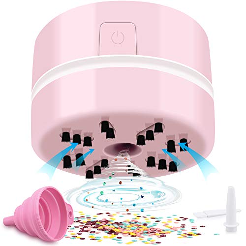 BLOCE Diamantwerkzeuge, Diamantzubehör für Diamanten, Schreibtischzubehör Handstaubsauger, Schreibtischstaubsauger Mini (Rosa) von BLOCE