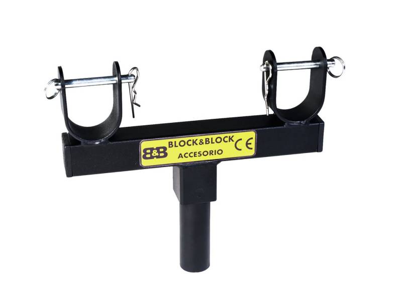 BLOCK AND BLOCK Rahmentraverse BLOCK AND BLOCK AM3802 Traversenadapter 38mm Aufnahme male von BLOCK AND BLOCK