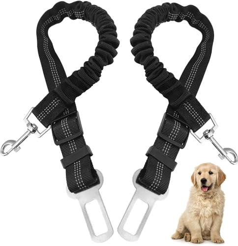 Hundeleine für Hunde Autositz | verstellbarer Gurt für Haustiere | Gurt für Welpen Hund | Autohaken für Vierbeiner | Sicherheitsgurte für Hunde von BLOMBLAUM