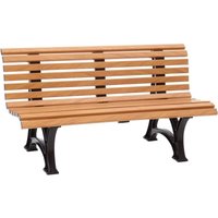 3er-Bank Helgoland 150 cm Holzoptik Vollkunststoff von BLOME