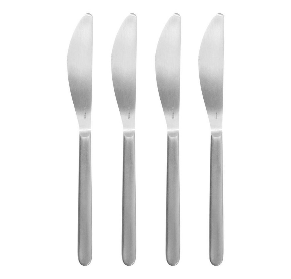 blomus Besteck-Set STELLA Set 4 Buttermesser Besteck Essbesteck Tischbesteck Edelstahl (4-tlg), Edelstahl von blomus