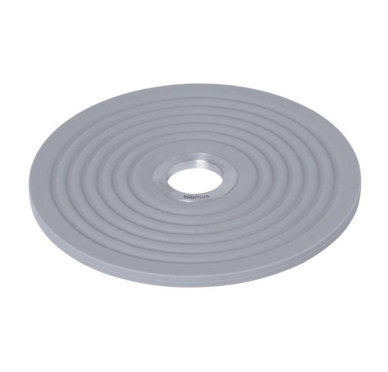 blomus Getränkeuntersetzer Untersetzer OOLONG Kannenuntersetzer Edelstahl matt Silikon Sharkskin, Zubehör für Kannen von blomus