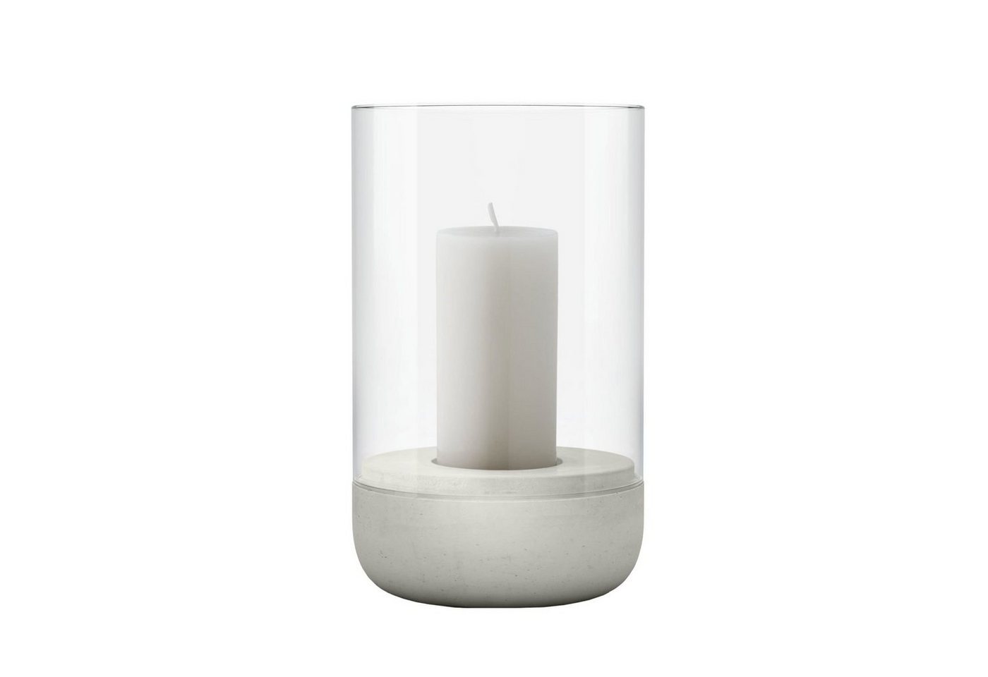 blomus Kerzenhalter Calma Windlicht M Hellgrau blomus Kerzenhalter Calma Windlicht M Hellgrau von blomus