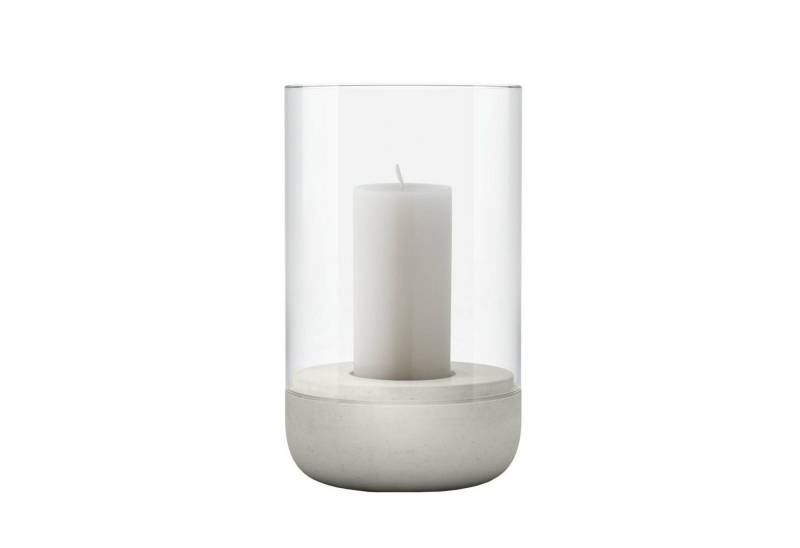 blomus Kerzenhalter Calma Windlicht M Hellgrau von blomus