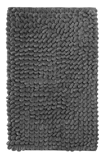BLOOM BLENDS Jumbo Loop Badezimmermatte – rutschfest, schnell trocknend und super saugfähig – weicher Mikrofaser-Badteppich für Dusche, Badewanne & WC – strapazierfähige, wasserabweisende Bodenmatte von BLOOM BLENDS
