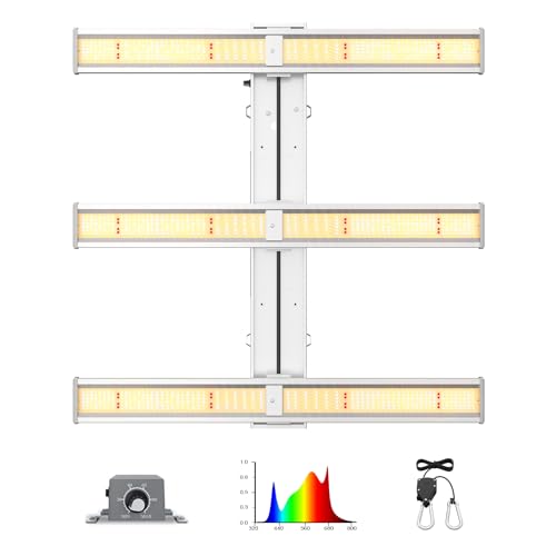 BLOOM PLUS 2024 Neue BP3000Pro LED wachsen Licht 3x3 ft Abdeckung dimmbar Vollspektrum 300W wachsen Licht für Indoor-Pflanzen Veg und Blüte wachsende Lampen für 2x2/3x3 Grow Tent von BLOOM PLUS