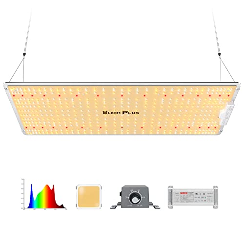 LED Grow Lampe Bloom Plus BP2500 Dimmbar Pflanzenlampe LED Vollspektrum LED Grow Light für Zimmerpflanzen Aussaat Gemüsestadium und Blüte Pflanzen anzuchtlampe mit 646 Samsung Dioden von BLOOM PLUS