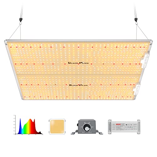 BLOOM PLUS LED Grow Lampe BP4000 Dimmbar Pflanzenlampe LED Vollspektrum LED Grow Light für Zimmerpflanzen Aussaat Gemüsestadium und Blüte Pflanzen anzuchtlampe mit 1292 Samsung Dioden von BLOOM PLUS