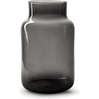 Bloomique - Blumenvase Gigi - Vase Glas - Smoke Schwarz - Große Vase für Blumen und Pampasgras - Höhe 30 cm - Durchmesser 12 cm von BLOOMIQUE