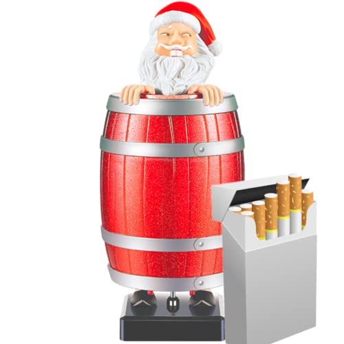 BLOOOK Weihnachtsmann Zigarettenspender,Lustiger Weihnachtsmann Im Holzfass Zigarettenschachtel,Weihnachtsfeier Zigarettenetui,Weihnachten Kleinigkeiten Geschenke für Männer BLOOOK Weihnachtsmann Zigarettenspender,Lustiger Weihnachtsmann Im Holzfass Zigarettenschachtel,Weihnachtsfeier Zigarettenetui,Weihnachten Kleinigkeiten Geschenke für Männer von BLOOOK