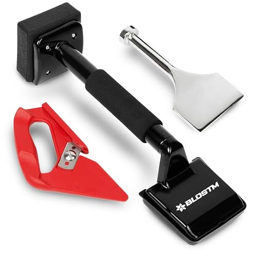 BLOSTM Teppichspanner-Set – keine Falten, Teppich-Kniekicker, Teppich-Nackenrolle und Teppichschneider für alle Teppicharten, professioneller Teppichkicker mit weichem Griff – unverzichtbare von BLOSTM