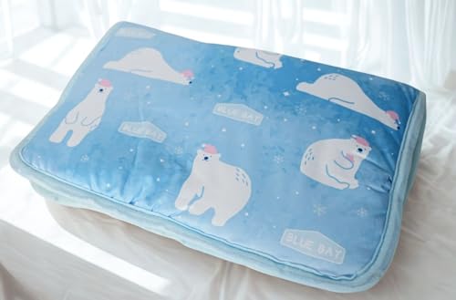 BLUE BAY Coole und bequeme Matte für Hunde und Katzen, tragbar und waschbar, für den Einsatz in Kisten, Betten, Autos oder Böden, atmungsaktiver Stoff BLUE BAY Coole und bequeme Matte für Hunde und Katzen, tragbar und waschbar, für den Einsatz in Kisten, Betten, Autos oder Böden, atmungsaktiver Stoff von BLUE BAY