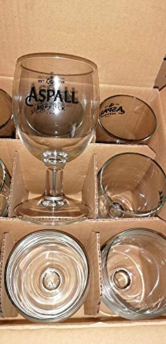 6 Gläser 25 cl Bier Aspall – selten von BLUE HAWAI
