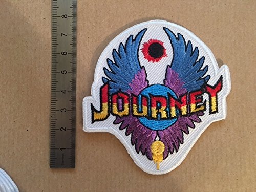 BLUE HAWAI Patches Journey zum Aufbügeln - Mittel, weiß - Reise - Eisen-Aufnäh-Patch von BLUE HAWAI