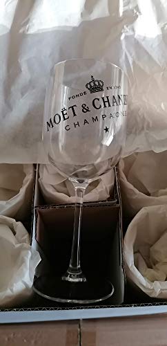 Set mit 6 Champagnergläsern aus Acryl – Moet Chandon – Neu von BLUE HAWAI
