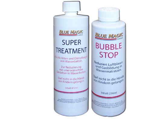 BLUE MAGIC Europa Bubble Stop 400g + SUPER Treatment 472 ml Anti Luft & Geruch von BLUE MAGIC Europa