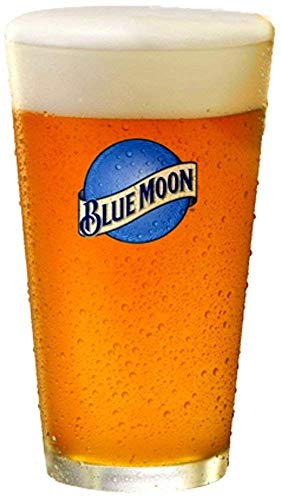 Blue Moon Beer Pint-Glas | Set von 2 Gläser von Blue Moon Fine Teas