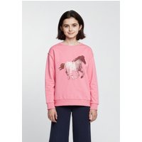 Blue Seven Sweatshirt mit hochwertigem Pferdemotiv mit Pailletten Blue Seven Sweatshirt mit hochwertigem Pferdemotiv mit Pailletten von BLUE SEVEN