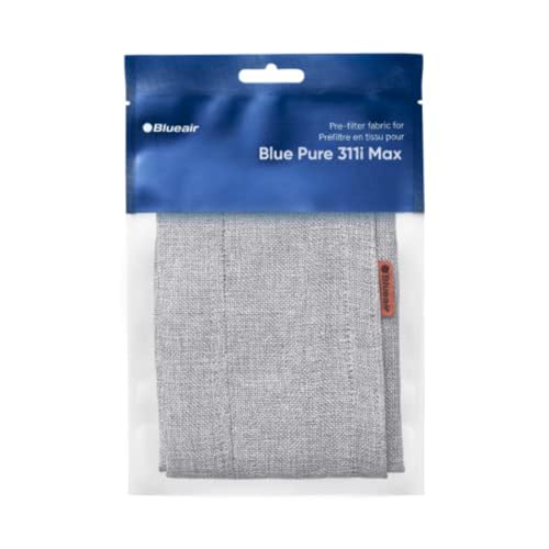 Blueair Original Vorfilter Blue Pure 3350i Max Luftreiniger, waschbarer Stoff, Farbe Grau von BLUEAIR