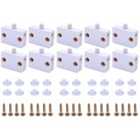 10 Stück weißer Schrank Schalter Truhenschalter 1A 250V Kontaktschalter für Möbeltür, Schranklichtschalter für Möbeltür Küchenschrank Kleiderschrank 10 Stück weißer Schrank Schalter Truhenschalter 1A 250V Kontaktschalter für Möbeltür, Schranklichtschalter für Möbeltür Küchenschrank Kleiderschrank von BLUEDEER