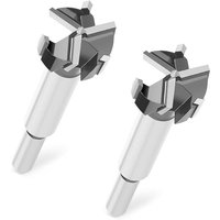 Bluedeer - 2 Stück Forstnerbohrer 28mm, Forstner bohrer Bit, Holzbohrer Oberfräser Fräsköpfe Topfbohrer für Holz,Hartholz von BLUEDEER