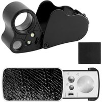 2 Stück Juwelierlupe 30x 60x 90x beleuchtete Lupe, Juwelierlupe mit Licht, Keine Batterien enthalten 2 Stück Juwelierlupe 30x 60x 90x beleuchtete Lupe, Juwelierlupe mit Licht, Keine Batterien enthalten von BLUEDEER