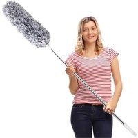 2 Stück Staubwedel Teleskop Waschbar, Staubwischer Mikrofaser Edelstahl Teleskop Stange und Verbiegbare Eckbesen, Staubwedel Lang Ausziehbar Extra 2 Stück Staubwedel Teleskop Waschbar, Staubwischer Mikrofaser Edelstahl Teleskop Stange und Verbiegbare Eckbesen, Staubwedel Lang Ausziehbar Extra von BLUEDEER