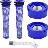 Bluedeer - 2 Stück V8 Filter hepa Nachmotorfilter & Vorfilter für Dyson V8 V7 Animal Absolute Akku Staubsauger Motorhead Ersatzteile Filter Zubehör von BLUEDEER