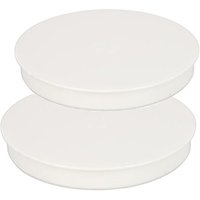 2 stück Lüftungsrohr Abdeckung für Muffenstopfen dn 100mm - Rohr Deckel 100mm, Rohrabdeckung Deckel, pvc Abdeckkappe Abwasserrohr Deckel Endkapp, von BLUEDEER