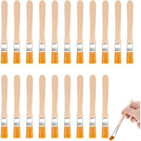20 Stück Kleine Pinsel, Pinsel Lack Fensterpinsel mit Holzgriff für Farben Kunst Malerbedarf Lacke Malerei DIY Streichen von Wänden(13.5cm) von BLUEDEER